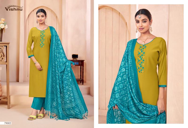 Vishnu evanka vol 15 dress material wholesale business